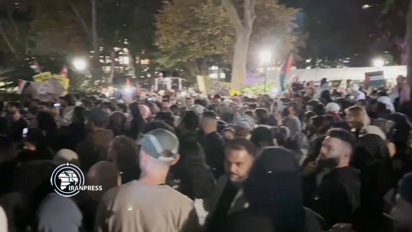 Iranpress: وقفة مناهضة للاحتلال الإسرائيلي في مدينة نيويورك 