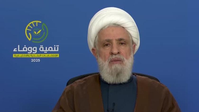 Iranpress: الشيخ نعيم قاسم: الأولوية لوقف العدوان الإسرائيلي