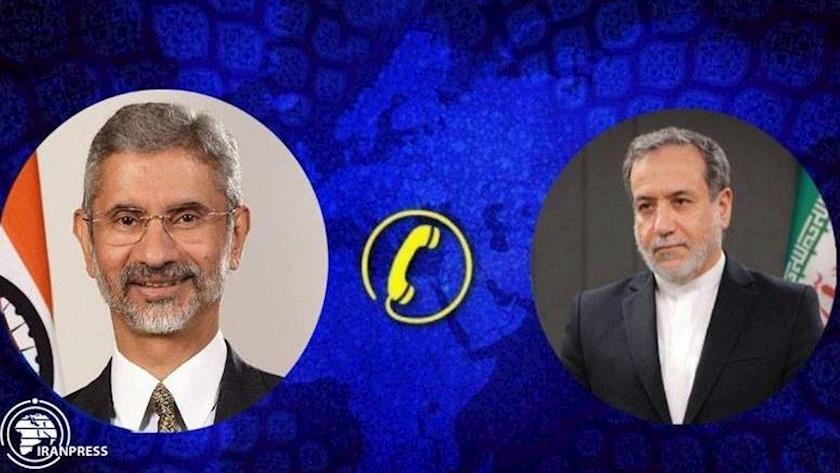 Iranpress: مباحثات هاتفية بين وزير الخارجية الإيراني ونظيريه الهندی والبريطاني