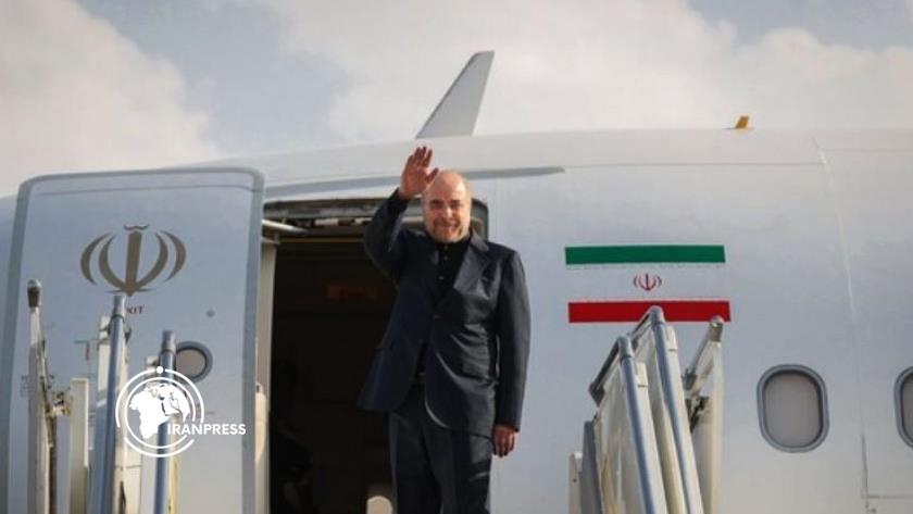 Iranpress: قاليباف يصل إلى باكو