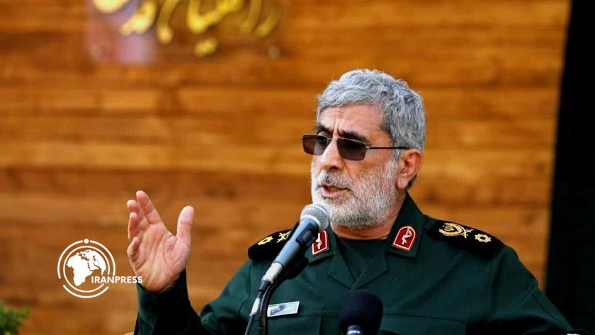 Iranpress: العميد قاآنی: قضية فلسطين حيَّةٌ لا تتغيّر